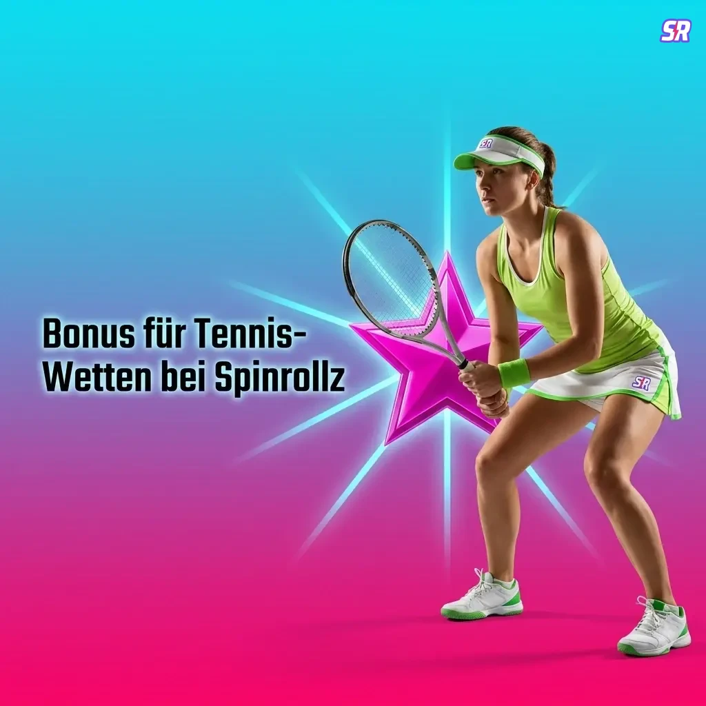 Spinrollz Willkommensbonus für Tennis-Wetten – prozentualer Aufschlag auf die erste Einzahlung.