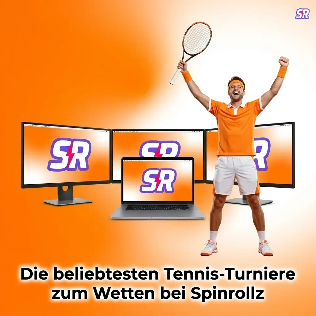 Beliebteste Tennis-Turniere zum Wetten: Grand Slams, ATP Masters & WTA Events bei Spinrollz.
