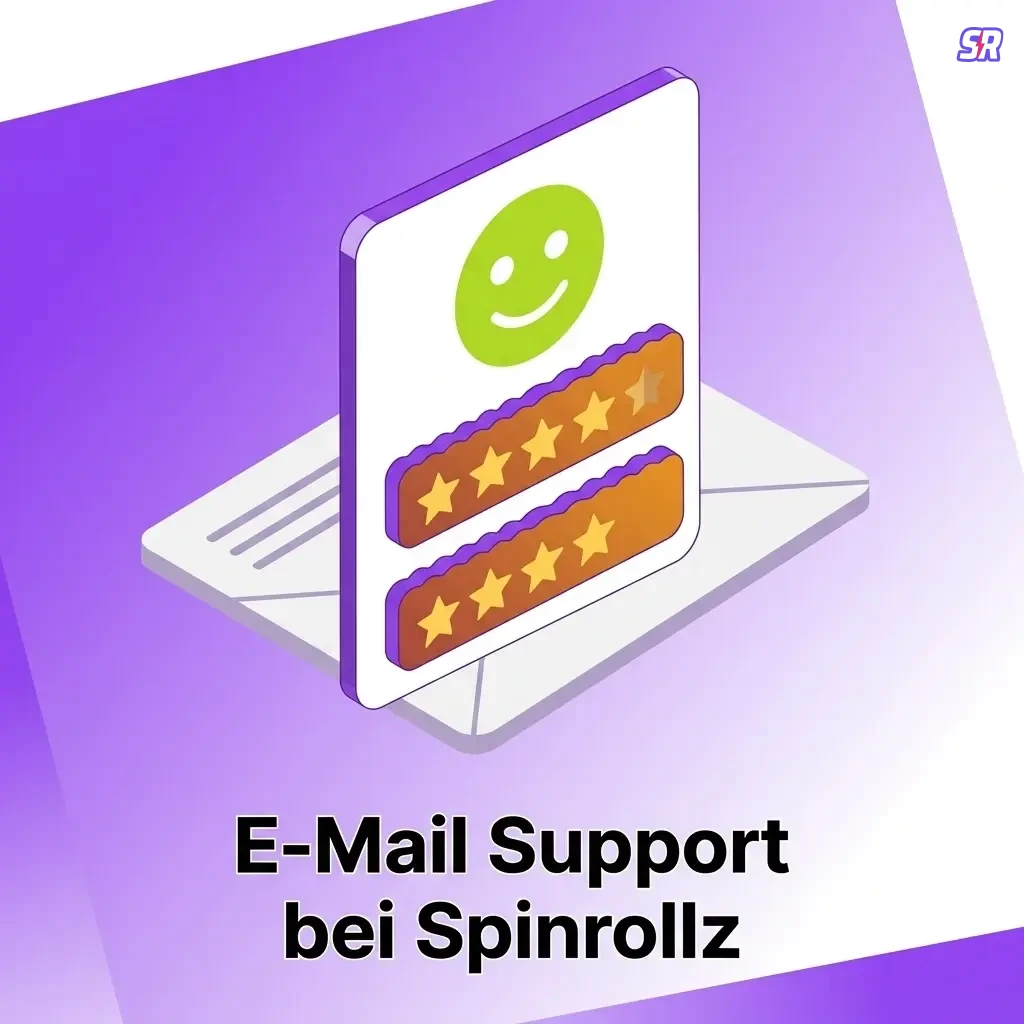 Spinrollz E-Mail Support – Kontakt für KYC, Beschwerden und komplexe Anfragen an support@spinrollz.com.