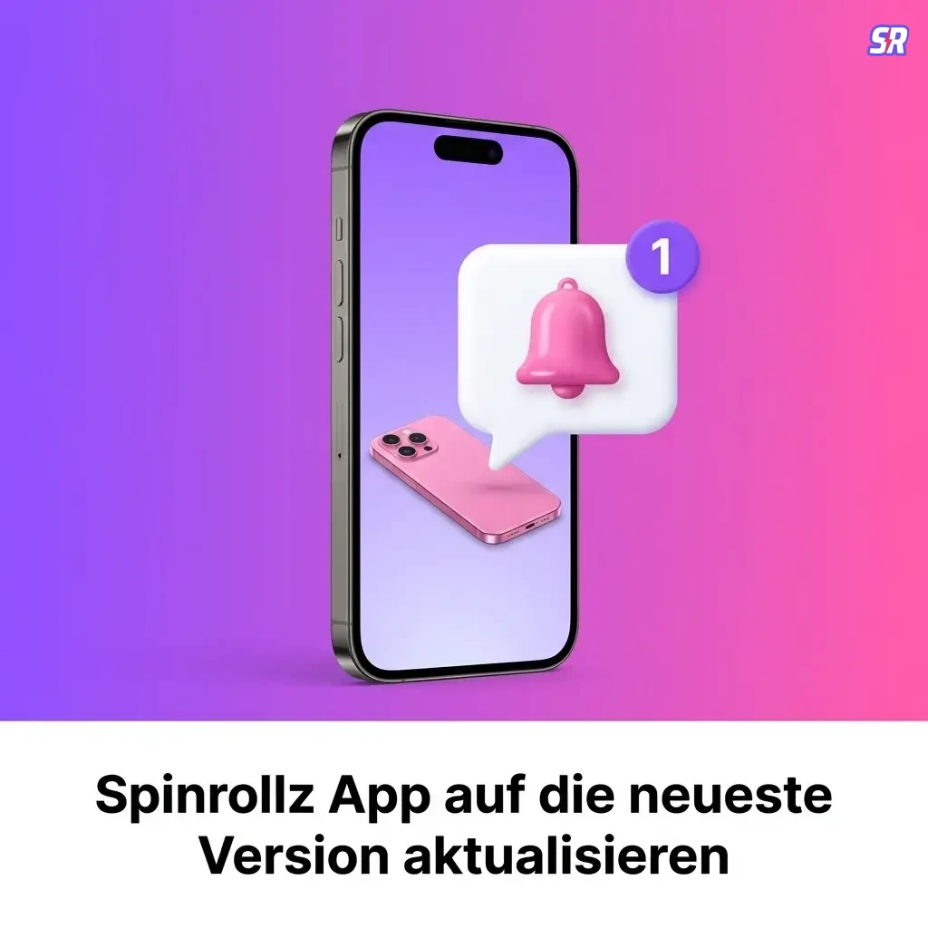 Spinrollz Progressive Web App im Browser – automatische Updates ohne manuellen Eingriff.