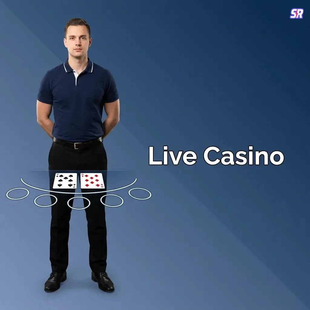 Spinrollz Live Casino mit echten Dealern – Live Roulette, Blackjack, Baccarat und Game Shows in Echtzeit.