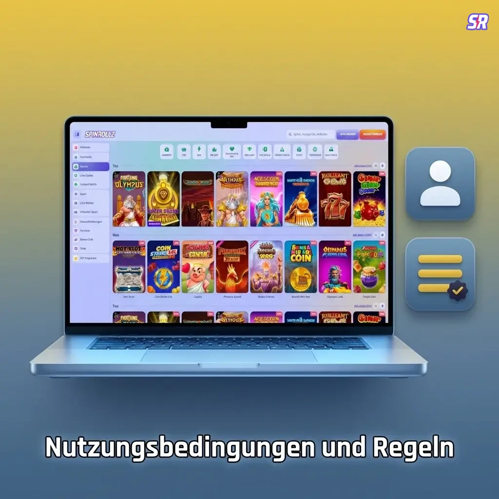 Spinrollz Nutzungsbedingungen: Mindestalter 18, ein Konto, Bonusbedingungen und KYC-Pflicht im Überblick.
