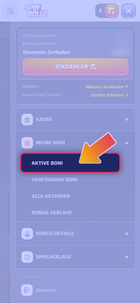 Aktivieren Sie Ihre Freispiele direkt auf der offizielle Spinrollz Webseite.