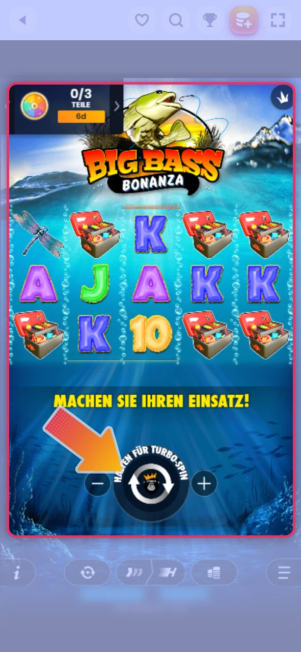 Setzen Sie Ihre Einsätze an den Automaten der offizielle Spinrollz.