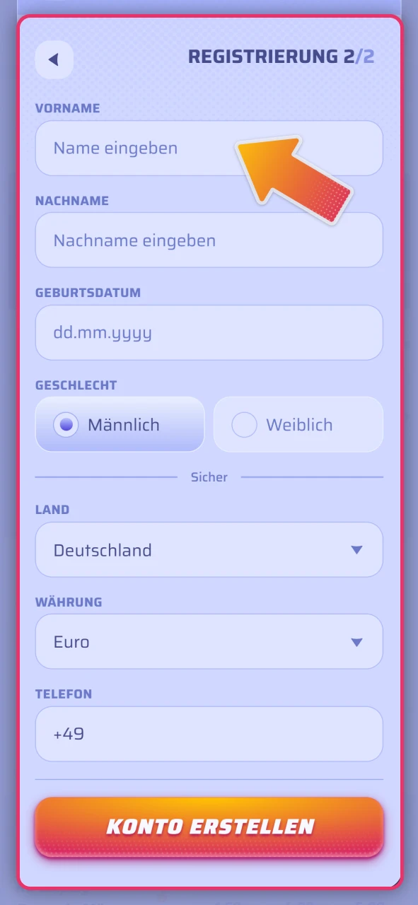 Erstellen Sie Ihr Konto für Tenniswetten auf der offizielle Spinrollz.